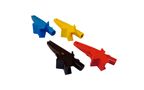 Crocodile clips with a 45mm opening (for sections up to 32mm), red, KPS POWERCOMPACT/AL-R 8435394776293