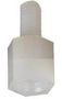 HEX THREADED SPACER, NYLON66, NATURAL D01494