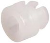 SPACER, ROUND, NYLON 6.6, SCREW, PK25 SRS-4-2-01