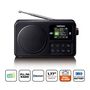 Portable DAB+/FM radio with Bluetooth® Black PDR-033BK 8711902086376