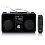 Internet DAB+/FM radio with Bluetooth Remote Control and rechargable battery PIR-645BK 8711902045625