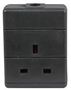 SOCKET, TRAILING, 1WAY, BLACK ASO-001 BLACK