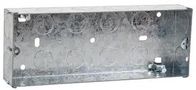 3 GANG STEEL BOX - 35MM K863