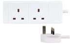 EXTENSION LEAD, 2WAY, 10M 2118-10M