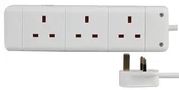 EXTENSION LEAD, 3WAY, 2M 9338-2M