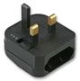 CONVERTER PLUG EUROPEAN BLACK 3A FCP-BK-3A