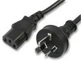 LEAD IEC C13 SOCKET TO AUST PLUG, 2M PE01101