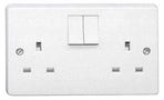 13A 2G SP SWITCHED SOCKET WHITE (PK50) SF4306BULK