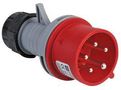 MAIN PLUG, IP44, 16A, 415V, CABLE K9015 RED