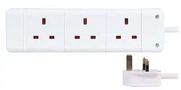 EXTENSION LEAD THREE GANG 1M 9338-1M