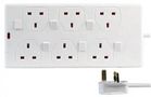 EXTENSION LEAD 6G IND SW WHT 1M PEL00028
