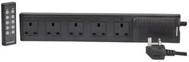 EXTENSION LEAD 5 GANG REMOTE CONTROL BLK PELB0429
