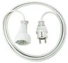 EXTENSION LEAD, SCHUKO, WHITE, 3M 1168430