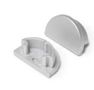 Endcaps 2pcs for LED profile ARC12, grey, TOPMET PROF-ARC12-ENDCAP 5901597221302