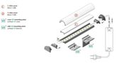 LED profiil alumiinium, anodeeritud, painutatav, ARC12, 1m, TOPMET PROF-ARC12-1Ms