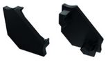 Endcap for LED profile LUMINES type C, black, without hole PROF-Cb-EDCAP-WOH 5901854772462