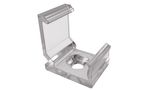 Holder for LED profile LUMINES type C, transparent PROF-C-HOLDER-T 5901854778228