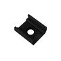 Holder for surface LED profile, plastic, black 1pc PROF-HOLD-UNIV-B