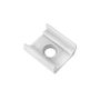 Holder for surface LED profile, plastic, white 1pc PROF-HOLD-UNIV-W