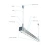 LED Profile LUMINES type Y silver anodized 2.02 m PROF-Y-2Ms 5901854774114