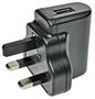 USB CHARGER UK 5VDC 1A BLACK SW4492-V4