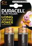 Алкалиновая батарейка R14 (C) 1,5V Duracell Plus Power (блистер 2шт) R14A/DUR/PLUS-BL2 5000394019089