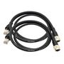 Кабель-переходник 2 x RJ45 to M12 X кодированный 1 м, Trend Networks R151059 783250804504