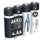 Aku R6 (AA,) 1.2 V,  2700 mAh, Ni-Mh, ANSMANN (4tk pakendis) R6/2700/ANS-BL4 4013674030842