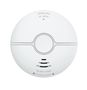 Smart ZigBee indoor wireless smoke alarm single unit with siren, 2 x AAA, white, WOOX R7049 8435606701273