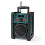 DAB+ Radio | Jobsite Radio | DAB+ / FM | 2.2 " | Black White Screen | Battery Powered / Mains Powered | Digital | 15 W | Bluetooth® | Alarm clock | Sleep timer | IP65 | Carrying handle | Black / Green RDDB3100GN 5412810406326