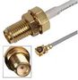 200MM 1.13 CABLE, UFL TO SMA F BULKHEAD ASMG020X113S17
