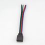 RGB LED riba ühendusjuhe; PIN pesaga RGB-LED-PIN