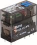 Реле 16A, 24VDC, DPDT, LED индикатор, механический индикатор + тестовая кнопка RMP852011251024WTL