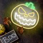 Неоновая светодиодная подсветка ANGRY PUMPKIN оранжево-белая + USB FPNE14 Forever Light RTV100274 5900495160737