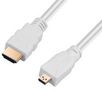 CABLE, HDMI MICRO PLUG-PLUG, 3.28FT, WHT PSG91702