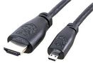 CABLE ASSY, MICRO HDMI-HDMI PL, 1M, BLK T7732AX