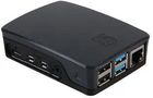 CASE, ABS, RASPBERRY PI 4 MODEL PI4B_CASE_BLK/GRY