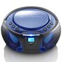 SCD-550BU Portable FM Radio CD/MP3/USB/Bluetooth® player with LED lighting Blue SCD-550BU 8711902034933