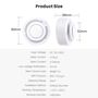 Smoke sensor Wi-Fi TUYA, with siren 85dB, white, 2x AAA SD01 6976037361190