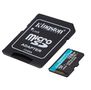 Карта памяти micro SD 128GB Class 10 UHS-1 U3 A2 V30 с адаптером SD, CANVAS Go! Плюс SDCG3/128GB 740617301182