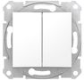 Switch 2 keys white 10A 250V SEDNA SDN0300121