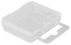 STORAGE BOX, 1 COMPARTMENT, TRANSPARENT A2