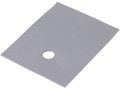 Thermally conductive pad, silicone, SOT93, TOP3, 0.4K/W, 20x24mm SIS-TOP3