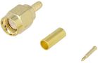 Connector SMA plug crimped 50Ω RG174, gold plated SMA/CX-M-CR-174
