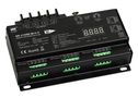 LED kontroller DMX512, RDM, XLR 5pin, RJ45, 12x5A, Sunricher SR-2108B-M12-5