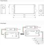LED amplifier RGBW 5 x 5A, 12-36Vdc, hermetic IP67 SR-3001WP