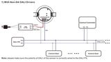 Датчик движения и дневного света DALI 12V/24V/36V, встраиваемый, PIR SR-DA9030A-PIR