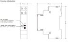 Nutikas faasihämardaja DIN, ZigBee 3.0, 100-240Vac 400W max TRIAC SR-ZG9042A-D