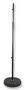 MICROPHONE STAND, ROUND BASE, BLACK PLS00049