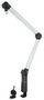 MIC BOOM ARM, DESK MOUNT, SILVER MBA002